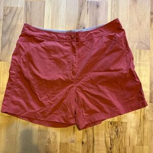 Burnt Orange LL Bean Hiking Shorts
